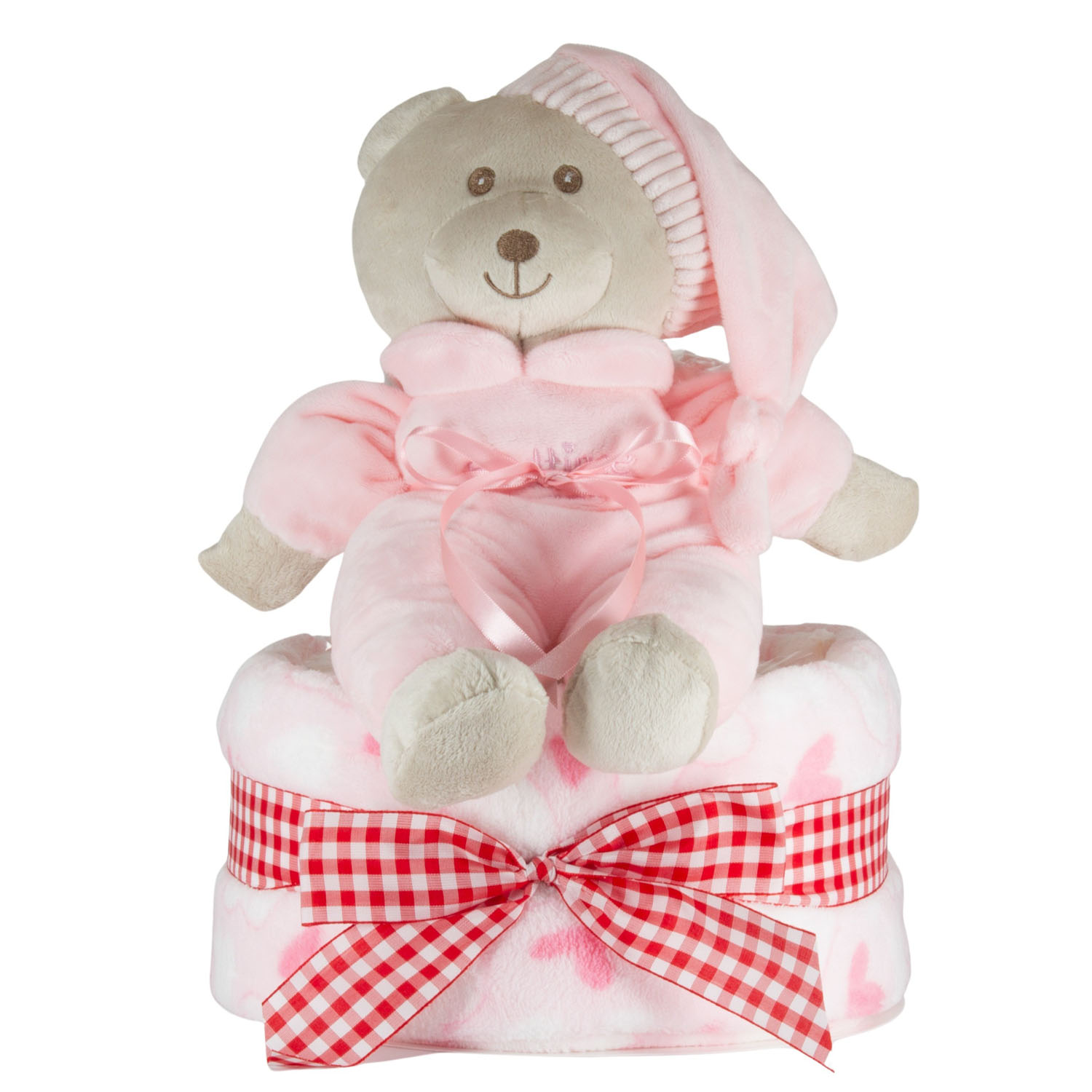 Windeltorte Soft Bär pink