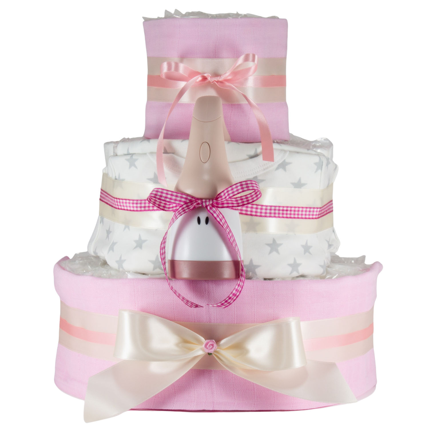 Windeltorte Nachtfreund Pixie rosa